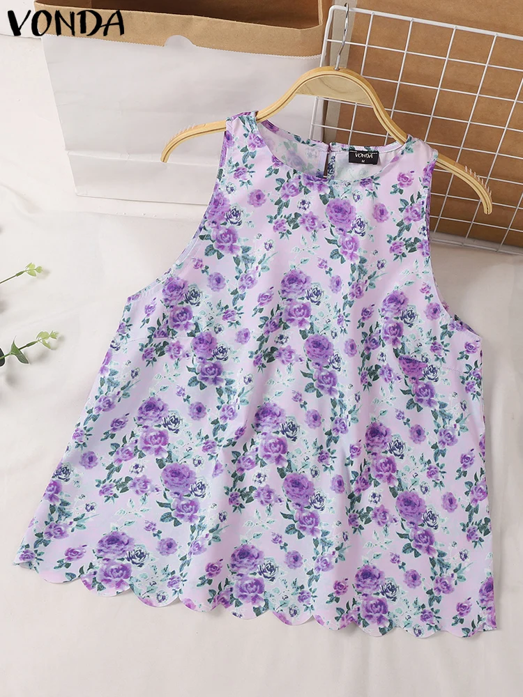 VONDA Women Summer Tops 2025 Floral Printed Tank Tops Sexy Sleeveless Camis Bohemian Casual Tees O-Neck Loose Tops
VONDA Women Summer Tops 2025 Floral Printed Tank Tops Sexy Sleeveless Camis Bohemian Casual Tees O-Neck Loose Tops