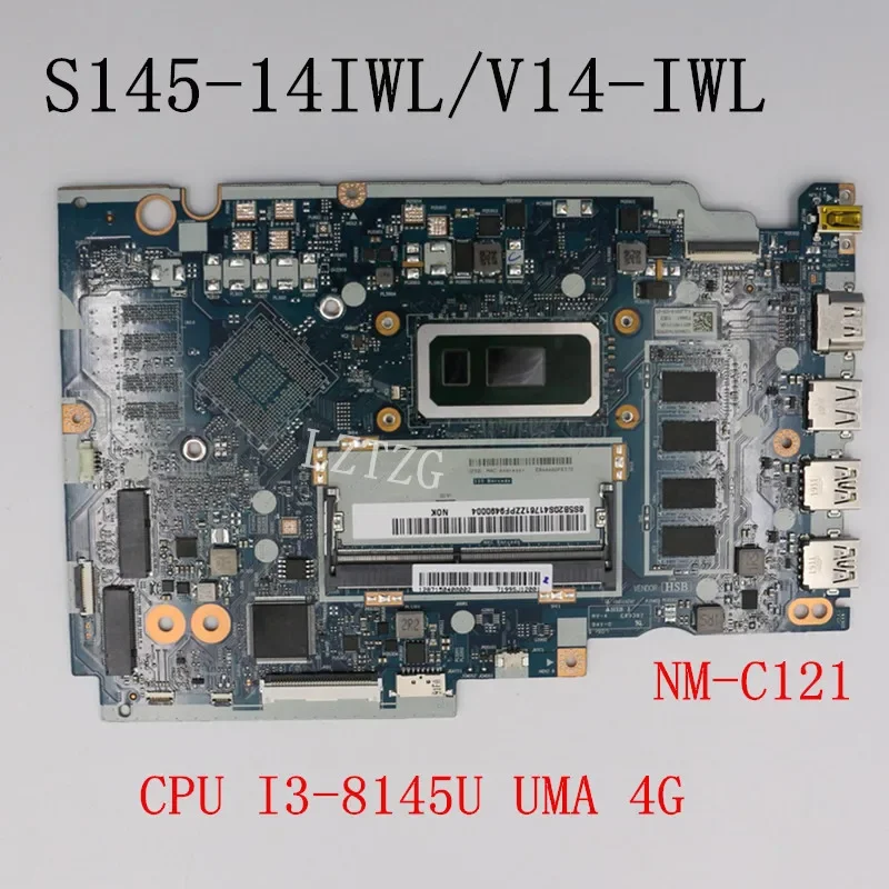 Используется для материнской платы ноутбука Lenovo Ideapad S145-14IWL/V14-IWL с процессором I3-8145U UMA 4G FRU 5B20S41761
Используется для материнской платы ноутбука Lenovo Ideapad S145-14IWL/V14-IWL с процессором I3-8145U UMA 4G FRU 5B20S41761