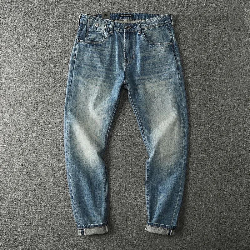 Осень и весна, новая мода, однотонные американские винтажные прямые джинсы, мужские повседневные свободные спортивные джинсовые брюки высокого качества
Осень и весна, новая мода, однотонные американские винтажные прямые джинсы, мужские повседневные свободные спортивные джинсовые брюки высокого качества