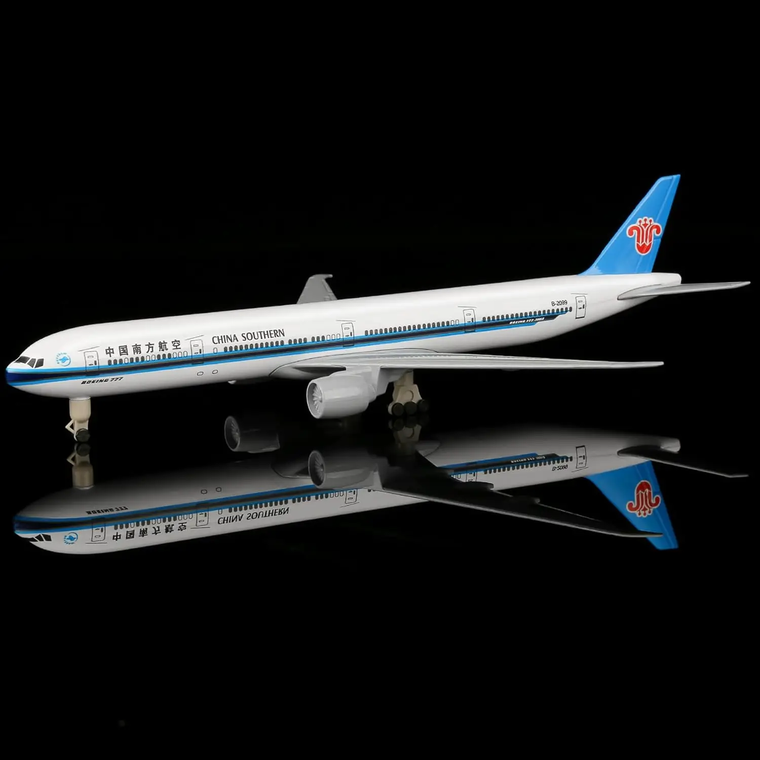 20cm 1/300 scale China Southern B777 Metal Diecast Airplane Model Toy Kit with Stand for Collections Displays or Children's Toys
20cm 1/300 scale China Southern B777 Metal Diecast Airplane Model Toy Kit with Stand for Collections Displays or Children's Toys