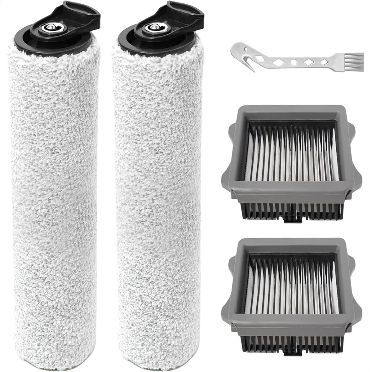 Набор аксессуаров для пароочистителя FLOOR ONE S5 / IFLOOR 5: роликовая щетка и HEPA-фильтр 【A70Z Fafa】
Набор аксессуаров для пароочистителя FLOOR ONE S5 / IFLOOR 5: роликовая щетка и HEPA-фильтр 【A70Z Fafa】