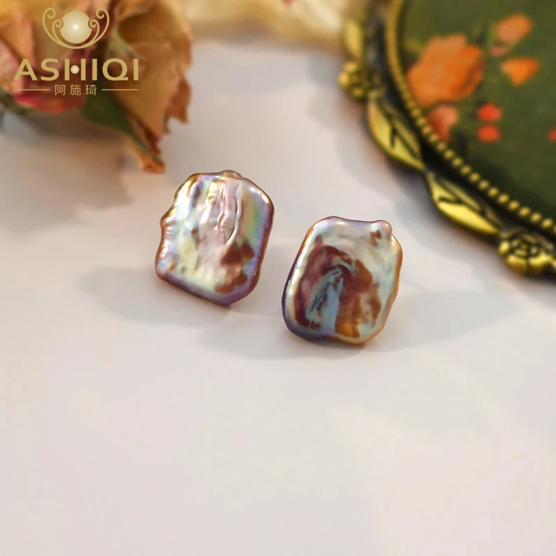 Fashion Jewelry Natural Baroque Freshwater Pearl 925 Sterling Silver Earrings for Women
Fashion Jewelry Natural Baroque Freshwater Pearl 925 Sterling Silver Earrings for Women