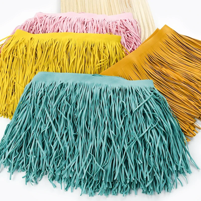 2M Meetee 10-30cm Fringe Suede Leather Tassels 3mm Width Lace Trim Ribbon for Luggage Bag Jacket Dress Tassel Sewing Accessories
2M Meetee 10-30cm Fringe Suede Leather Tassels 3mm Width Lace Trim Ribbon for Luggage Bag Jacket Dress Tassel Sewing Accessories