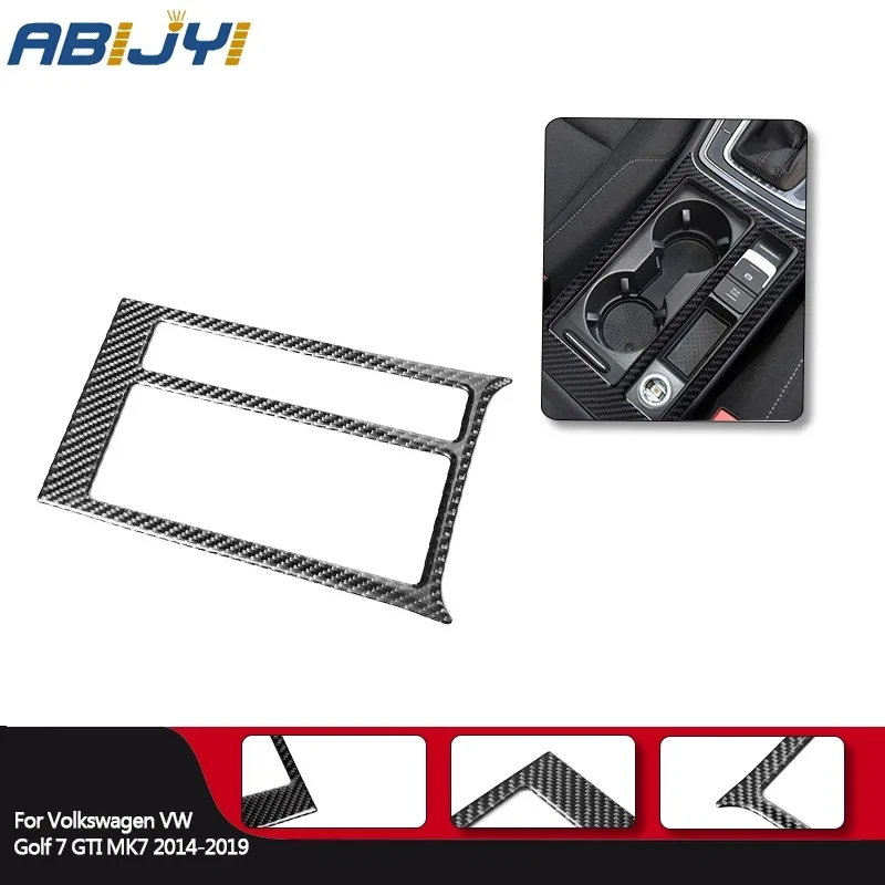 For Volkswagen VW Golf 7 GTI MK7 2013-2017 1 Piece Car Styling Carbon Fiber Interior Water Cup Holder Panel Trim Car Accessories
For Volkswagen VW Golf 7 GTI MK7 2013-2017 1 Piece Car Styling Carbon Fiber Interior Water Cup Holder Panel Trim Car Accessories