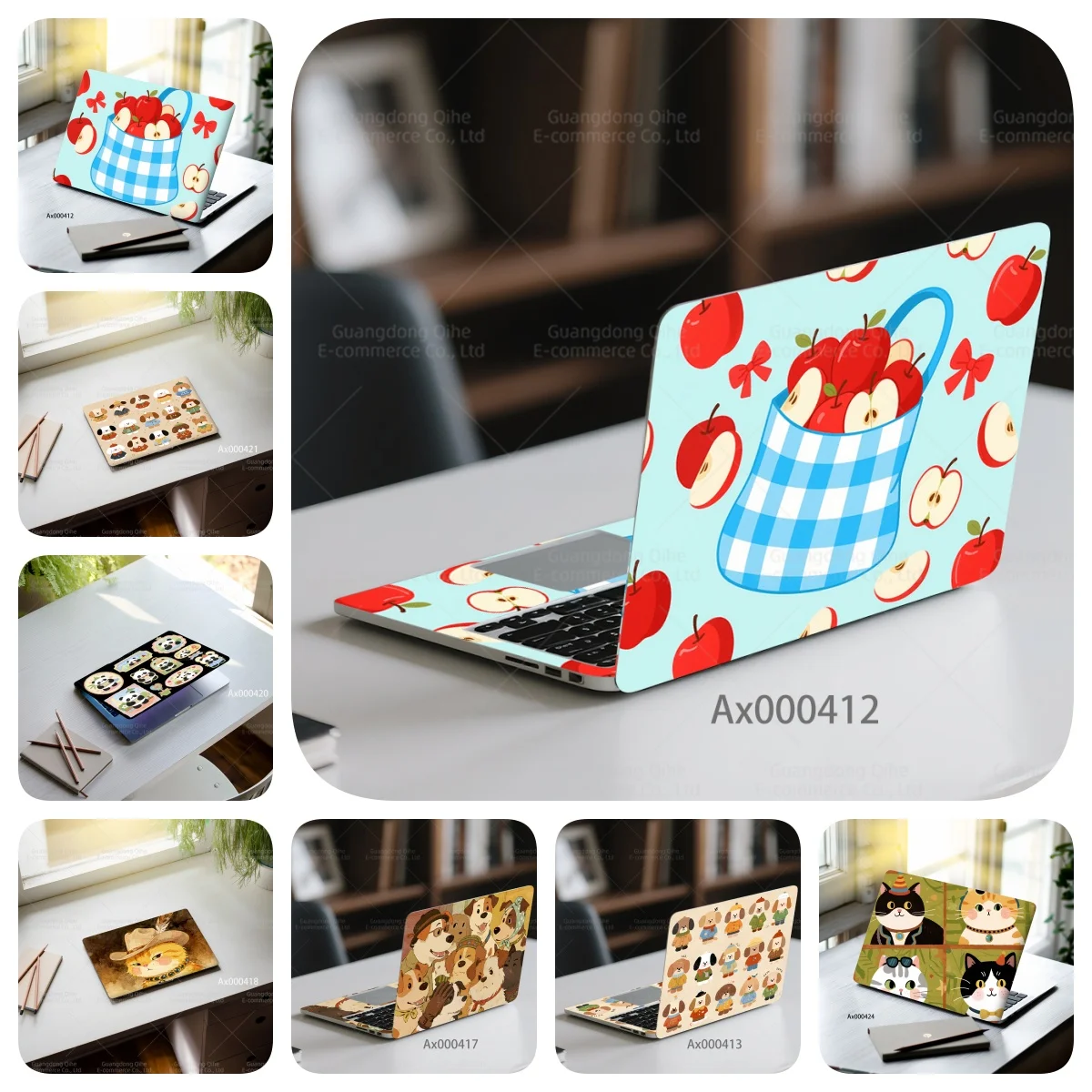 2 Pieces/pack Cute Apple Cartoon Laptop Stickers - Self-Adhesive Waterproof for MacBook Notebook PC Decor Aesthetics Crafts
2 Pieces/pack Cute Apple Cartoon Laptop Stickers - Self-Adhesive Waterproof for MacBook Notebook PC Decor Aesthetics Crafts