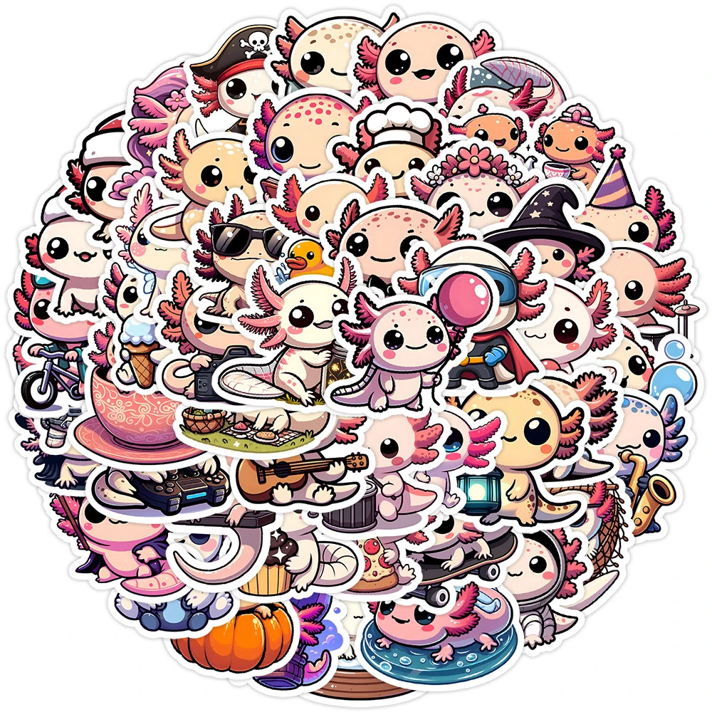 10/30/50pcs Axolotl Graffiti Stickers Cute Animal Cartoon Decal Toy Waterproof Graffiti Scrapbook Diary Phone Laptop PVC Sticker
10/30/50pcs Axolotl Graffiti Stickers Cute Animal Cartoon Decal Toy Waterproof Graffiti Scrapbook Diary Phone Laptop PVC Sticker