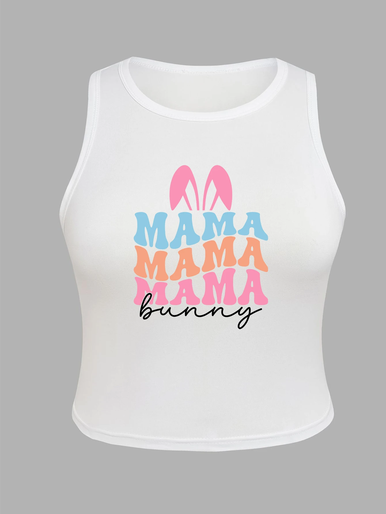 Large size Easter pattern printed women's fashionable vest, sexy and casual women's sleeveless off-shoulder top
Large size Easter pattern printed women's fashionable vest, sexy and casual women's sleeveless off-shoulder top