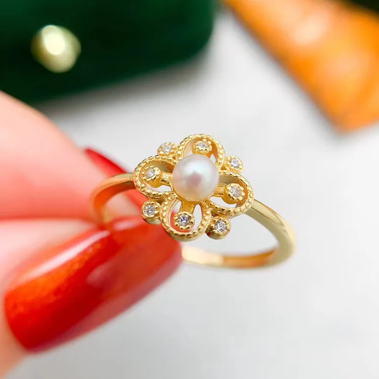 14 K Gold Color Pearl Zircon Ring for Women Bride Wedding Engagement Valentine's Day Women's Rings Fine Jewelry Gifts
14 K Gold Color Pearl Zircon Ring for Women Bride Wedding Engagement Valentine's Day Women's Rings Fine Jewelry Gifts