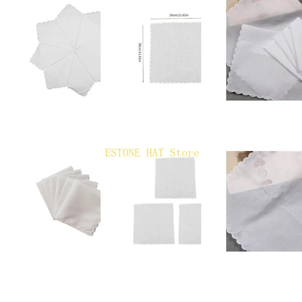 49mf 30x30 см 3pcs Женщины -женщины -платки с твердыми белыми карманными квадратными полотенцами
49mf 30x30 см 3pcs Женщины -женщины -платки с твердыми белыми карманными квадратными полотенцами