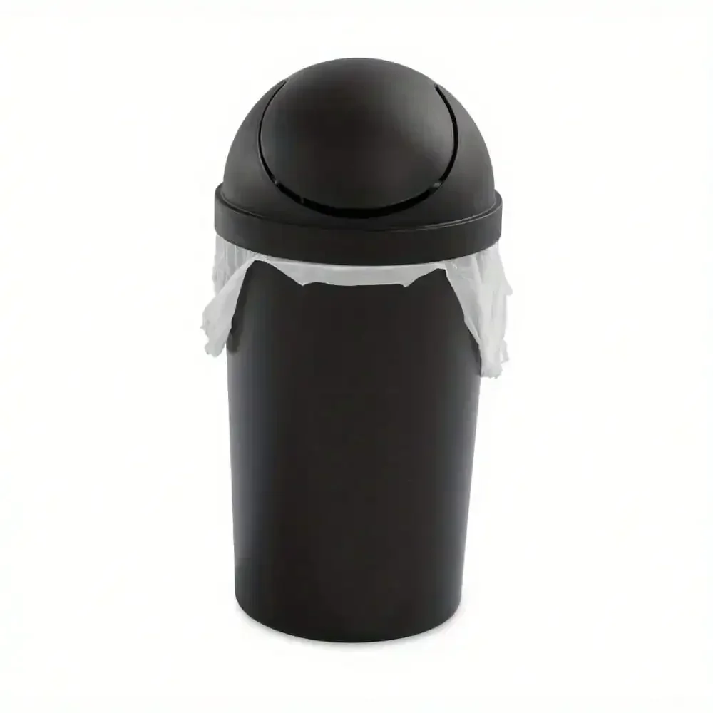 3 Gal. Round Swing Top Wastebasket Plastic, suitable for office waste paper storage
3 Gal. Round Swing Top Wastebasket Plastic, suitable for office waste paper storage