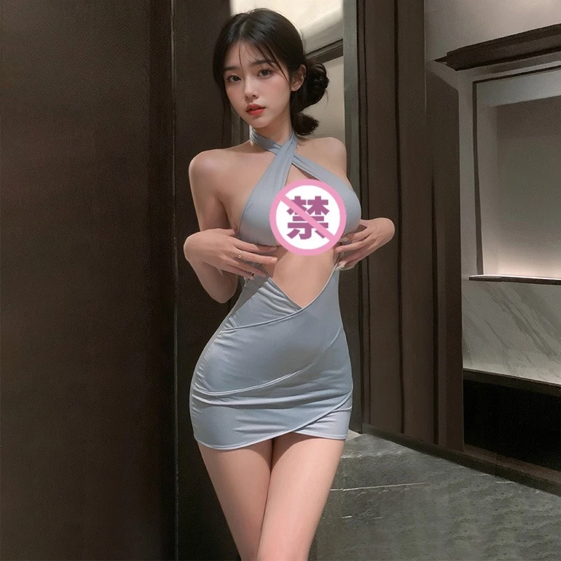 Sexy Secretary OL Uniform Allure Cosplay Costume See-Through Deep V Halter Hip Wrap Skirt Night Dress Lingerie Porno Bar Uniform
Sexy Secretary OL Uniform Allure Cosplay Costume See-Through Deep V Halter Hip Wrap Skirt Night Dress Lingerie Porno Bar Uniform