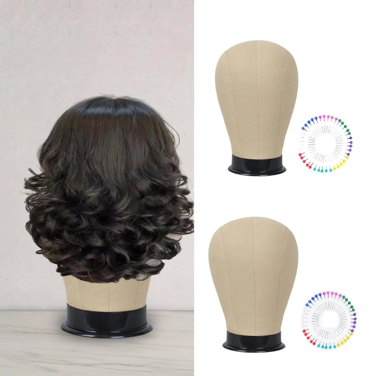 Mannequin Head Model Hat Head Display, Multipurpose Canvas Block Head for Hat Glasses Headphones
Mannequin Head Model Hat Head Display, Multipurpose Canvas Block Head for Hat Glasses Headphones