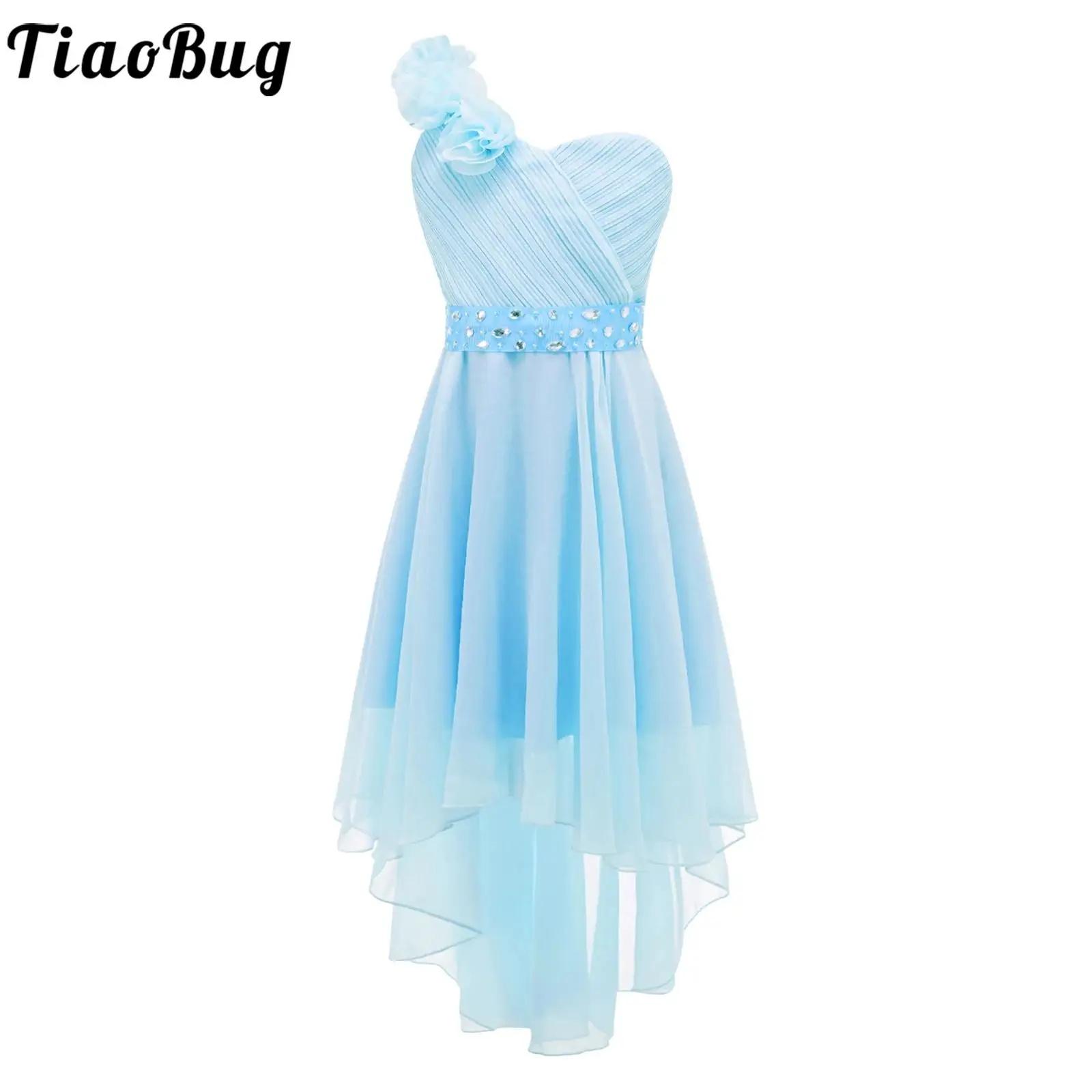 Kids Flower Girls Wedding Party Dress One-Shoulder Rhinestone Asymmetrical Hem Dresses Pageant Bridesmaid Prom Gown Vestidos
Kids Flower Girls Wedding Party Dress One-Shoulder Rhinestone Asymmetrical Hem Dresses Pageant Bridesmaid Prom Gown Vestidos