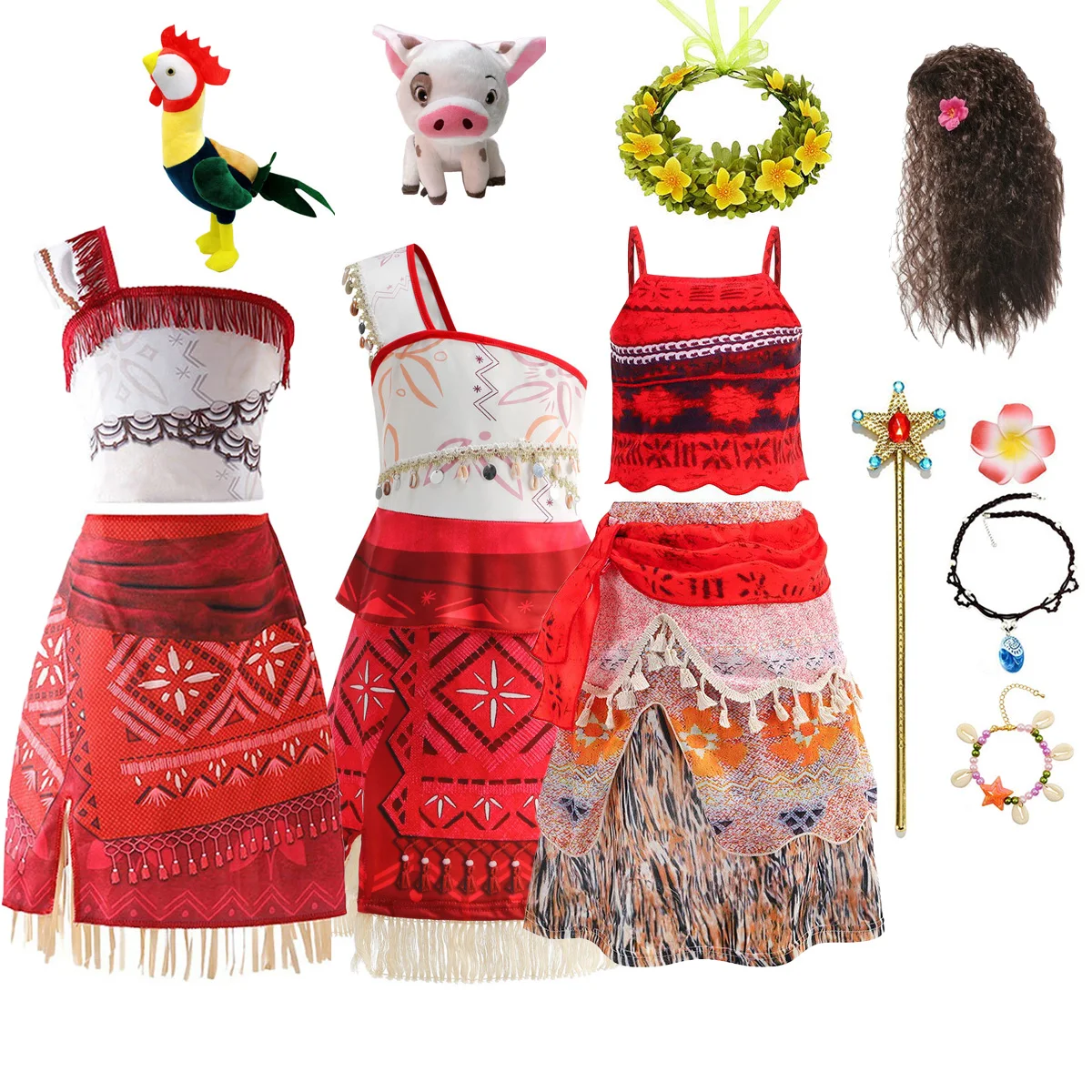 Moana 2 Movie Princess Dresses Girls Cosplay Vaiana Fancy Clothes Children Costume Halloween Vestido Kid Birthday Ball Gown
Moana 2 Movie Princess Dresses Girls Cosplay Vaiana Fancy Clothes Children Costume Halloween Vestido Kid Birthday Ball Gown