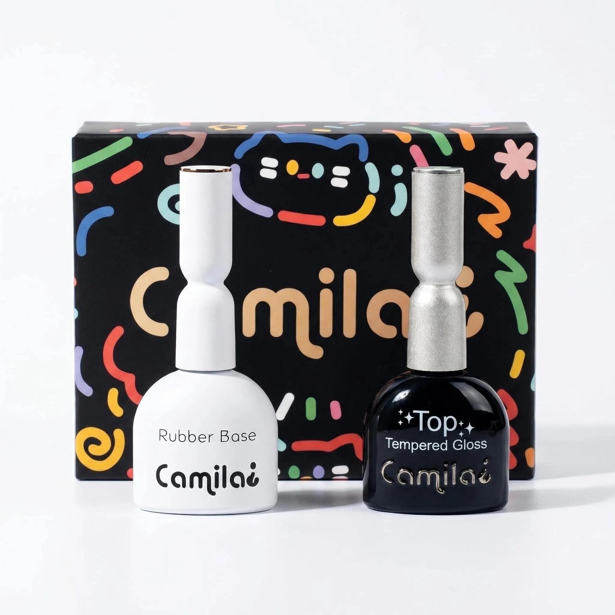 Camila ¿ 2PCS 15ml Hema&Tpo Free Rubber Base & Top Coat Brilhante UV LED Gel Polish para Manicure de Unhas Presente
Camila ¿ 2PCS 15ml Hema&Tpo Free Rubber Base & Top Coat Brilhante UV LED Gel Polish para Manicure de Unhas Presente