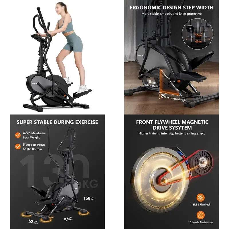 【CHIMU HOME】 Ergonomic Stable Elliptical Cross Trainer for Home Fitness Workout
【CHIMU HOME】 Ergonomic Stable Elliptical Cross Trainer for Home Fitness Workout