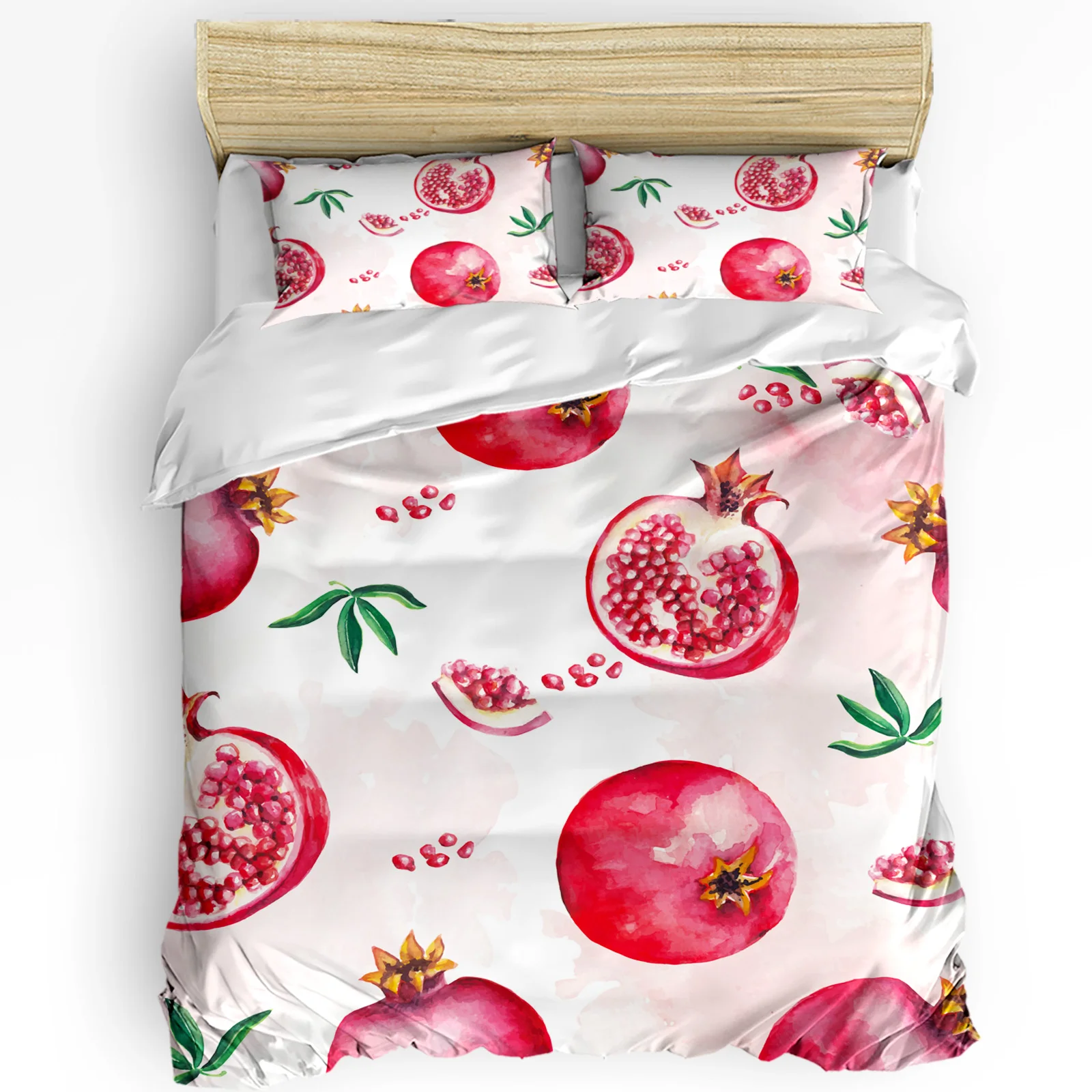 Summer Fruit Red Pomegranate Watercolor Duvet Cover with Pillow Case Custom 3pcs Bedding Set Quilt Cover Double Bed Home Textile
Summer Fruit Red Pomegranate Watercolor Duvet Cover with Pillow Case Custom 3pcs Bedding Set Quilt Cover Double Bed Home Textile