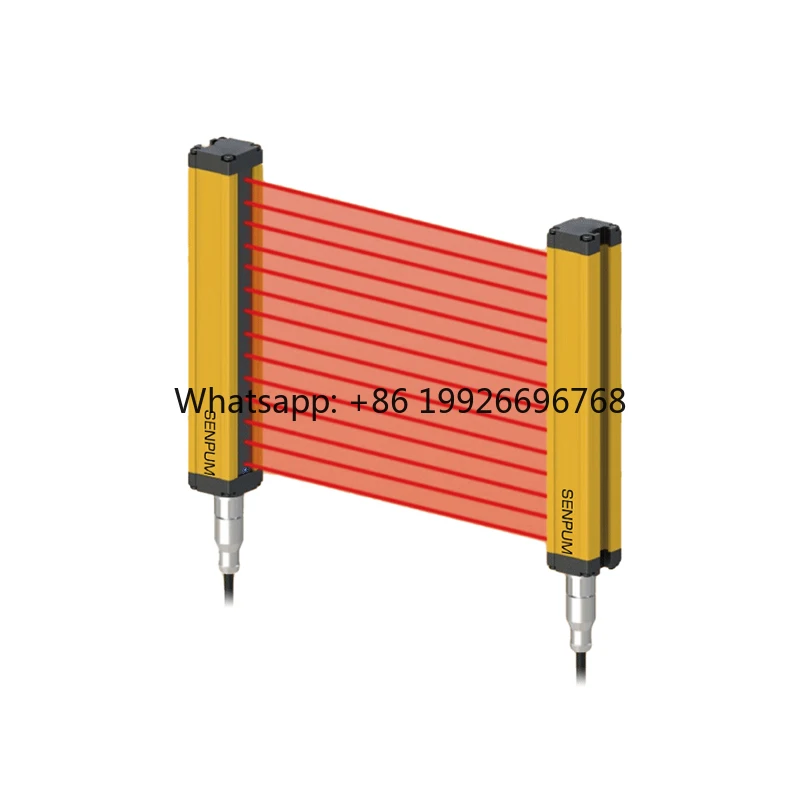 Senpum 21.7mm Thin Safety Area Sensor 72 Beam Axes 10mm Spacing Infrared Safety Area Protective Sensor
Senpum 21.7mm Thin Safety Area Sensor 72 Beam Axes 10mm Spacing Infrared Safety Area Protective Sensor