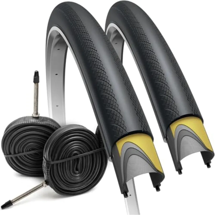 Foldable 700x28c Tire - Road Bike Tires 28-622 with Nylon Anti Puncture - 700c Bike Tire Puncture Proof with Kevlar for Racing,
Foldable 700x28c Tire - Road Bike Tires 28-622 with Nylon Anti Puncture - 700c Bike Tire Puncture Proof with Kevlar for Racing,