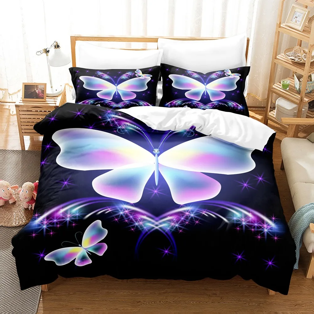 Butterfly comforter sets home bedding set duvet cover pillowcase bedroom décor, animal print boy and girl gifts.
Butterfly comforter sets home bedding set duvet cover pillowcase bedroom décor, animal print boy and girl gifts.