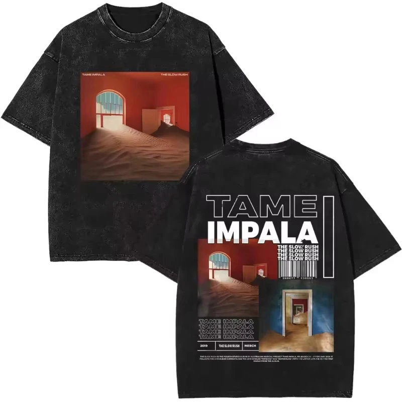 2025 Washed Vintage Tame Impala Graphic Print T-shirts Men's Clothing Pop Rock Band T-shirt Men Women Fashion Retro T Shirt
2025 Washed Vintage Tame Impala Graphic Print T-shirts Men's Clothing Pop Rock Band T-shirt Men Women Fashion Retro T Shirt