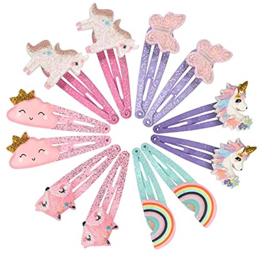 Hair Clips Barrettes for Girls, 6 Pairs/12 Pack Fox Rainbow Cloud Shaped Hair Pins, Cute Hair Clips Metal Snap Barrettes Sparkl
Hair Clips Barrettes for Girls, 6 Pairs/12 Pack Fox Rainbow Cloud Shaped Hair Pins, Cute Hair Clips Metal Snap Barrettes Sparkl