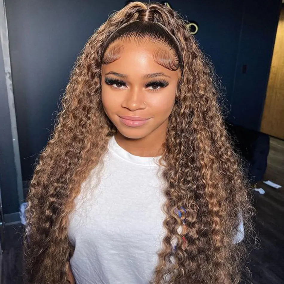 30 inch Highlight 13x6 hd Lace Front Wig Human Hair Deep Wave Lace Frontal Wig for Women Ombre Blonde Deep Curly Frontal Wigs
30 inch Highlight 13x6 hd Lace Front Wig Human Hair Deep Wave Lace Frontal Wig for Women Ombre Blonde Deep Curly Frontal Wigs