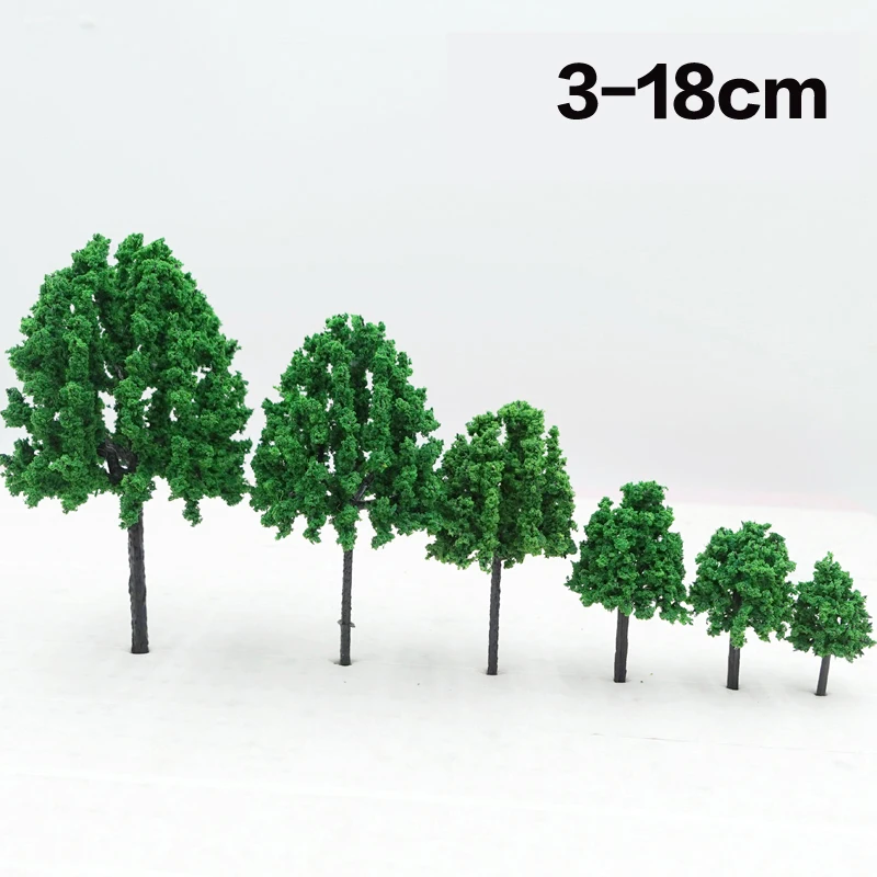 4-11cm Micro landscape simulation model tree plastic trunk building sand table landscape Green tree model train railway layout
4-11cm Micro landscape simulation model tree plastic trunk building sand table landscape Green tree model train railway layout