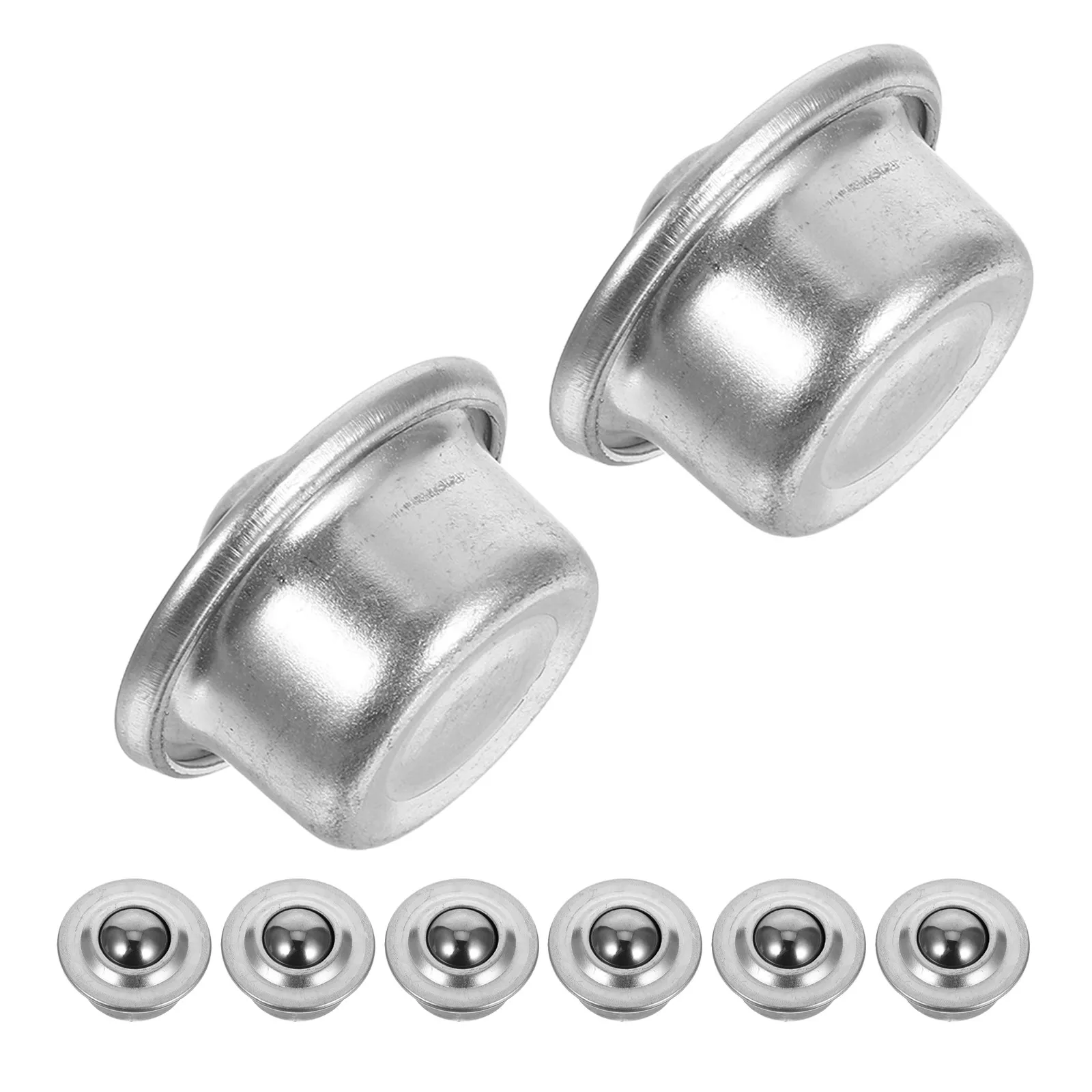 8pcs Ball Transfer Rollers Stainless Steel Flat Base Heavy Duty Caster Bearing For Automation Material Handling Tool Parts
8pcs Ball Transfer Rollers Stainless Steel Flat Base Heavy Duty Caster Bearing For Automation Material Handling Tool Parts
