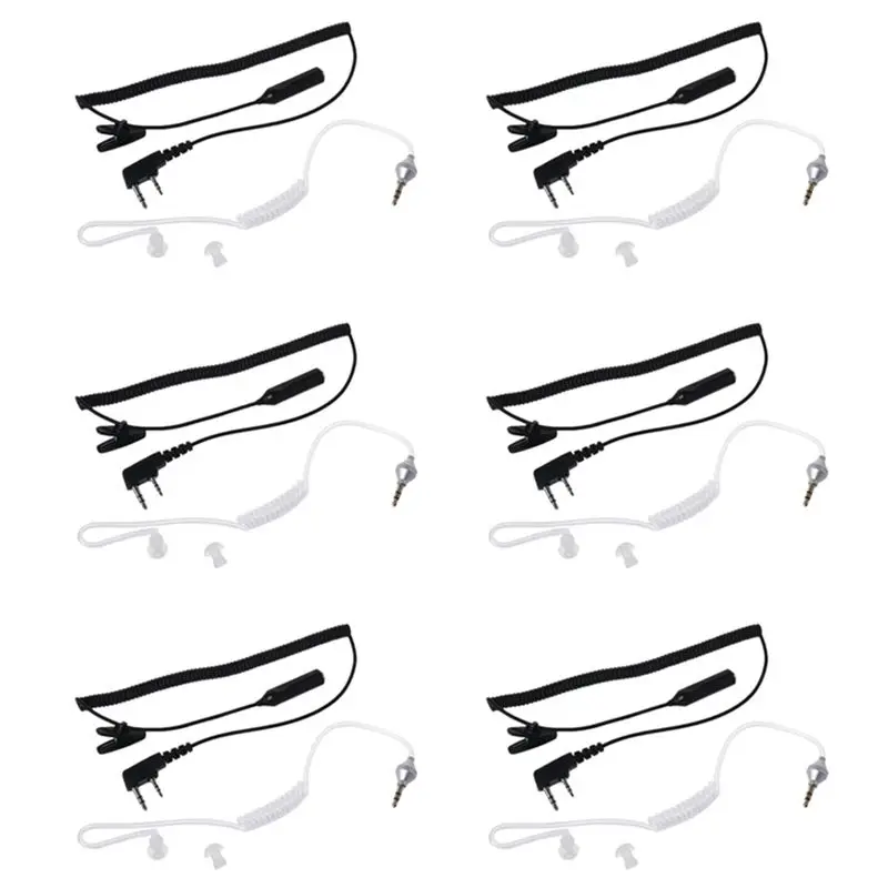 ABUO-6X 2-Pin PTT Mic Headset To 3.5Mm Air Acoustic Tube Earpiece For Baofeng UV-5R 888S
ABUO-6X 2-Pin PTT Mic Headset To 3.5Mm Air Acoustic Tube Earpiece For Baofeng UV-5R 888S