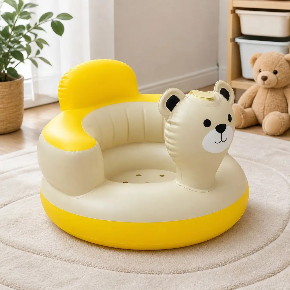 Bear Design Baby Inflatable Seat Backrest Support Safe Non-Toxic Inflatable Baby Chair Soft Cushioning Baby Support Seat
Bear Design Baby Inflatable Seat Backrest Support Safe Non-Toxic Inflatable Baby Chair Soft Cushioning Baby Support Seat
