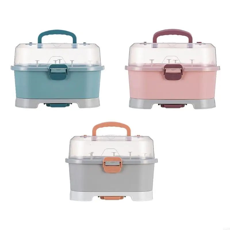 N1HB Baby Feeding Bottle Drying Rack Newborn Baby Nursing Bottle Storage Box Dustproof Tableware Cupboards Container
N1HB Baby Feeding Bottle Drying Rack Newborn Baby Nursing Bottle Storage Box Dustproof Tableware Cupboards Container