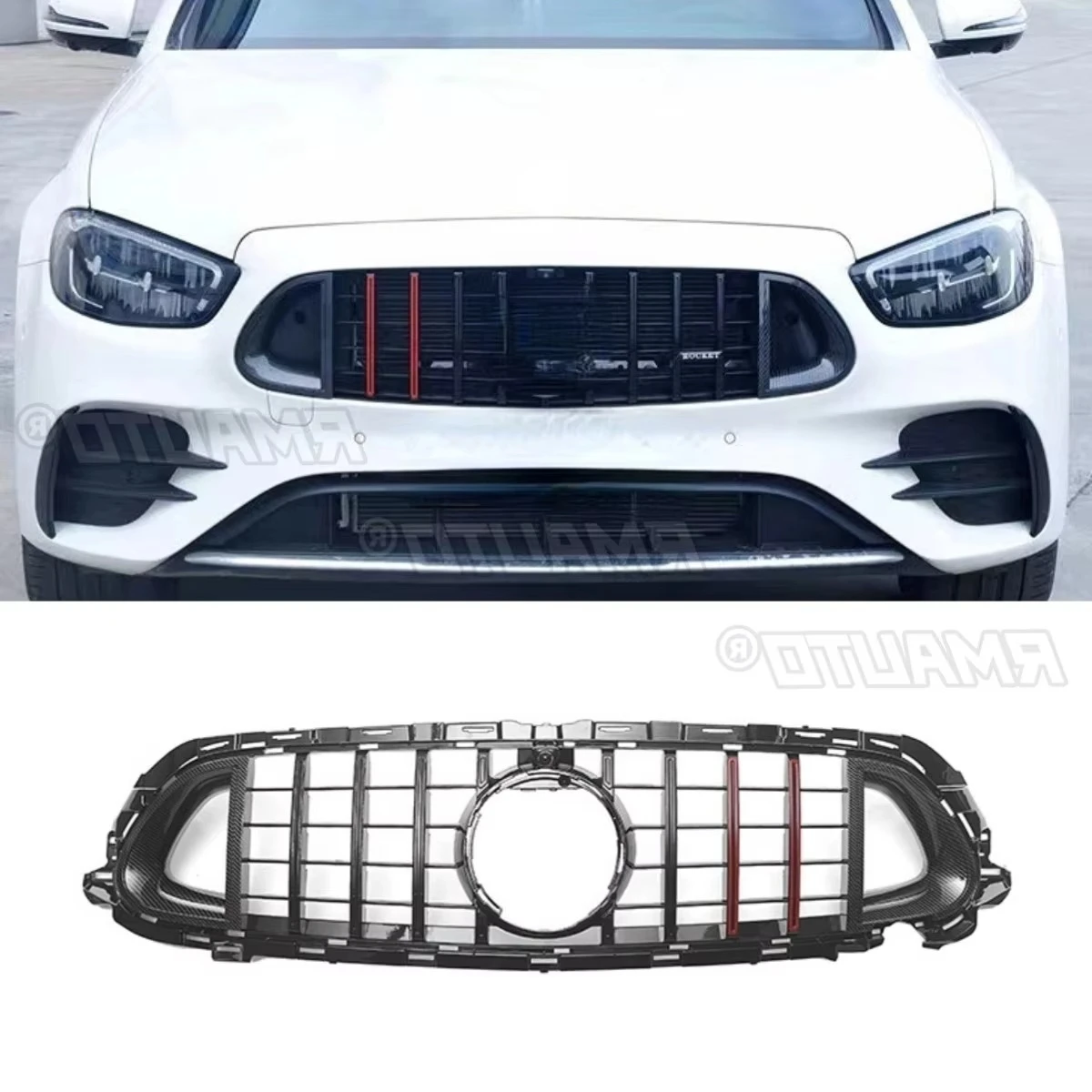 For Mercedes Benz E-Class Sports W213 2021-2023 Car Bumper Grill Decorative Strips Racing Grille Body Kit Front Bumper Grill
For Mercedes Benz E-Class Sports W213 2021-2023 Car Bumper Grill Decorative Strips Racing Grille Body Kit Front Bumper Grill