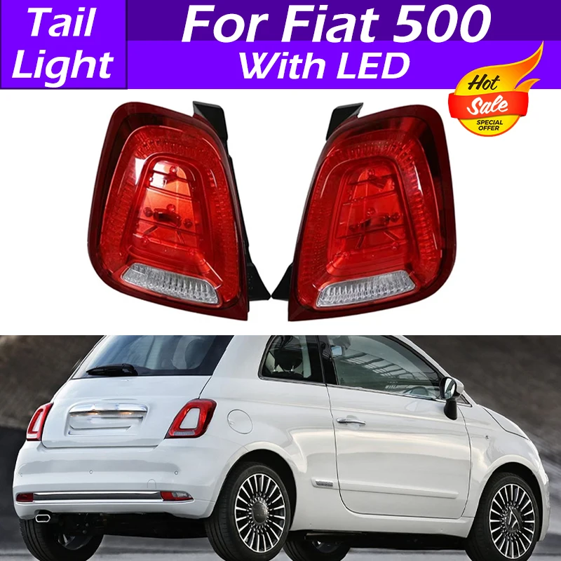 1 Pair For Fiat 500 Car Rear Bumoer Tail Light Rear Taillight Brake Driving Reversing Lamp Turn Signal Light Car Accessories
1 Pair For Fiat 500 Car Rear Bumoer Tail Light Rear Taillight Brake Driving Reversing Lamp Turn Signal Light Car Accessories