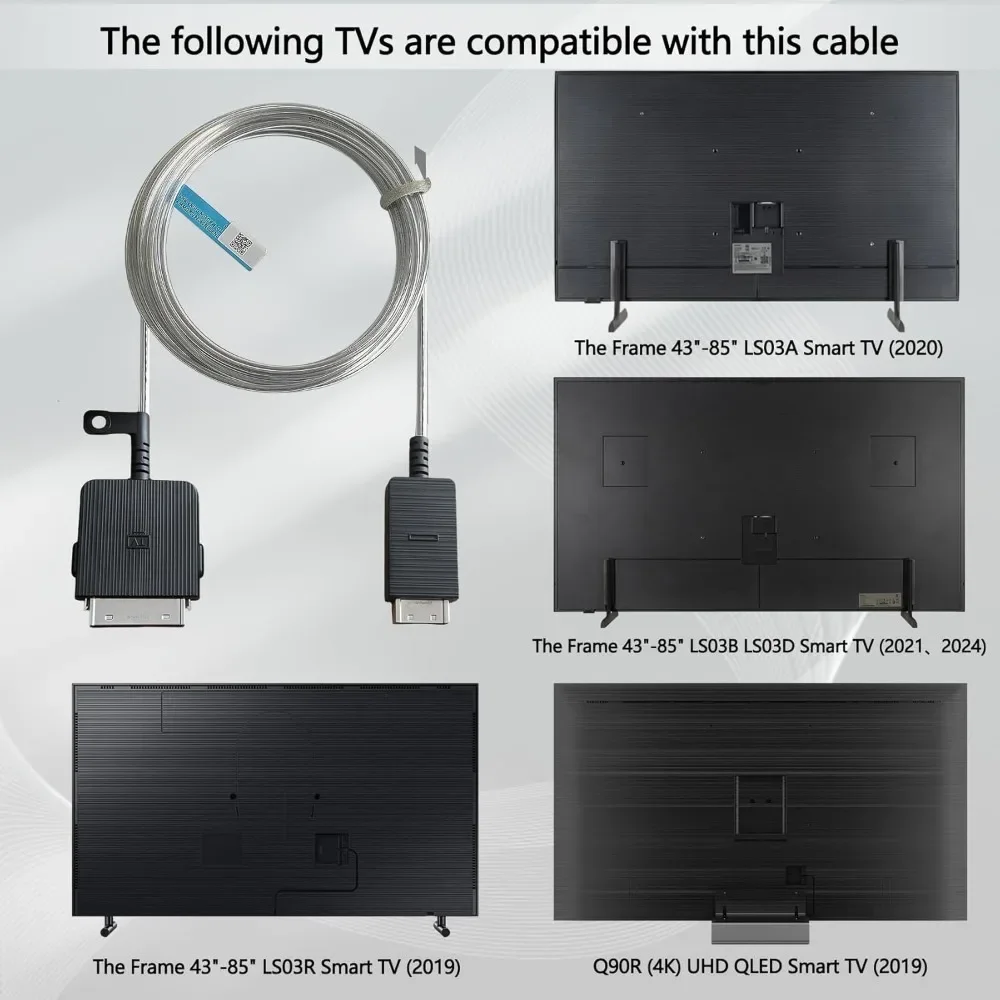 Great Discounts.BN39-02470A 16Ft one Connect Cable Compatible with QLED 4K The Frame TV.new
Great Discounts.BN39-02470A 16Ft one Connect Cable Compatible with QLED 4K The Frame TV.new
