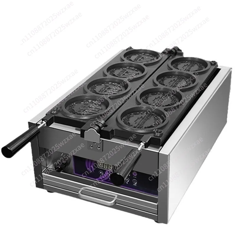 Gold coin bread machine money coin burning machine cheese pulling four hole coin burning mold
Gold coin bread machine money coin burning machine cheese pulling four hole coin burning mold