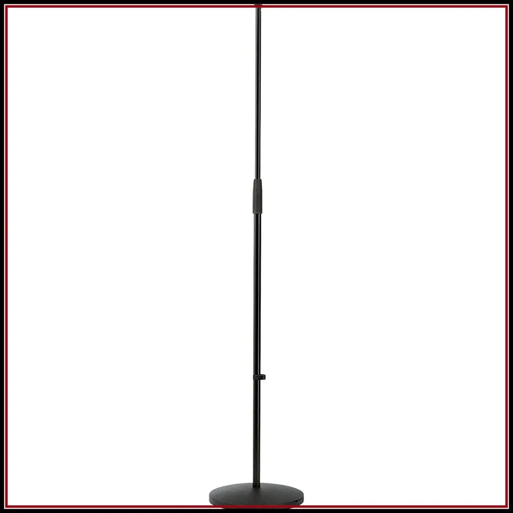 Adjustable Microphone Stand with Round Base, Professional Grade, Black
Adjustable Microphone Stand with Round Base, Professional Grade, Black
