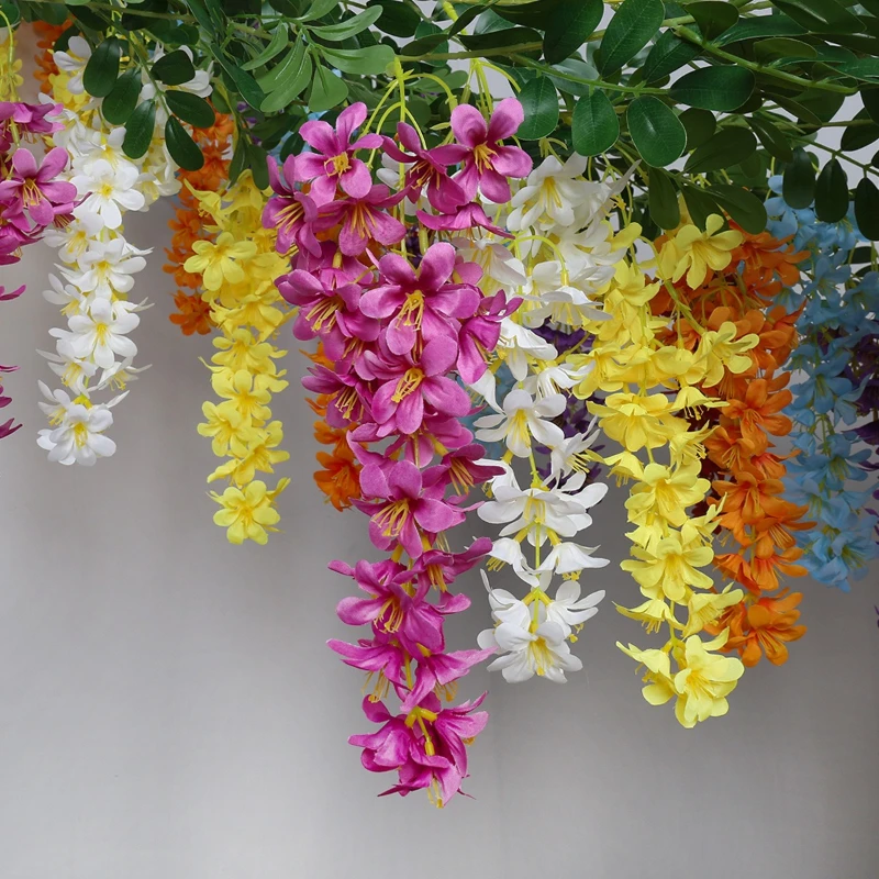 3pcs Simulation Hanging Spring Jasmine Plastic Plant Fake Flowers Red 1.8m Wisteria Vine Artificial Flower Hotel Decoration
3pcs Simulation Hanging Spring Jasmine Plastic Plant Fake Flowers Red 1.8m Wisteria Vine Artificial Flower Hotel Decoration
