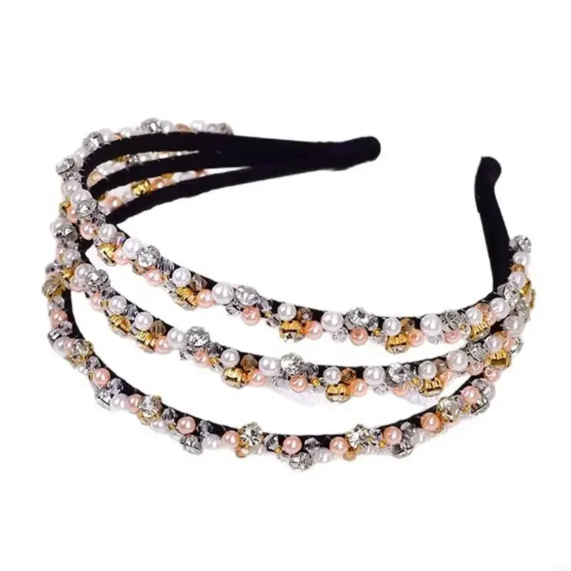 Elegant Imitation Pearls Bridal Headbands 3 Rows Hair Accessory Stylish Hairband For Weddings Parties Photography
Elegant Imitation Pearls Bridal Headbands 3 Rows Hair Accessory Stylish Hairband For Weddings Parties Photography