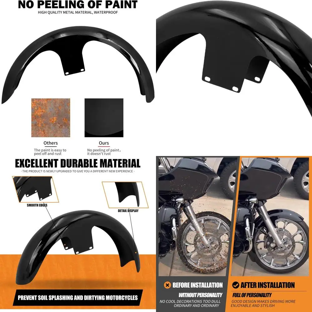 Мотоциклетное 21-дюймовое переднее крыло, подходит для Harley Touring Road King Road Glide Electra Glide Street Glide Custom Baggers (
Мотоциклетное 21-дюймовое переднее крыло, подходит для Harley Touring Road King Road Glide Electra Glide Street Glide Custom Baggers (