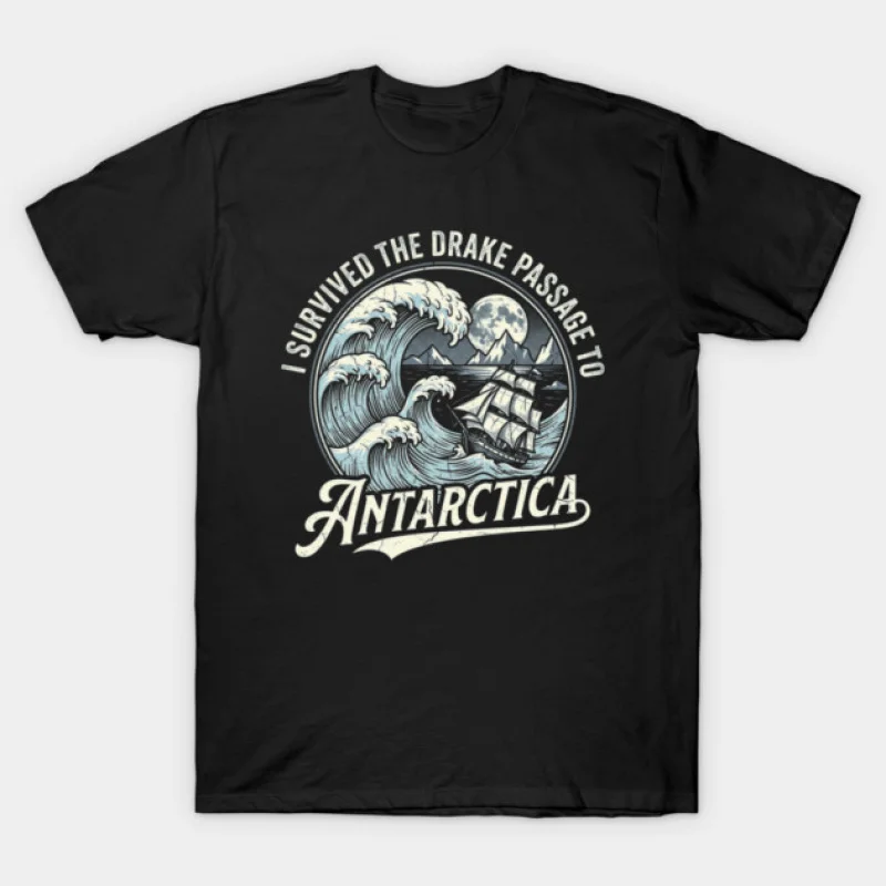 Drake Passage Antarctica Vintage Sailing Expedition T Shirt Lovecraft Cthulhu Graphic Clothes Short Sleeve All size tee S-6XL
Drake Passage Antarctica Vintage Sailing Expedition T Shirt Lovecraft Cthulhu Graphic Clothes Short Sleeve All size tee S-6XL