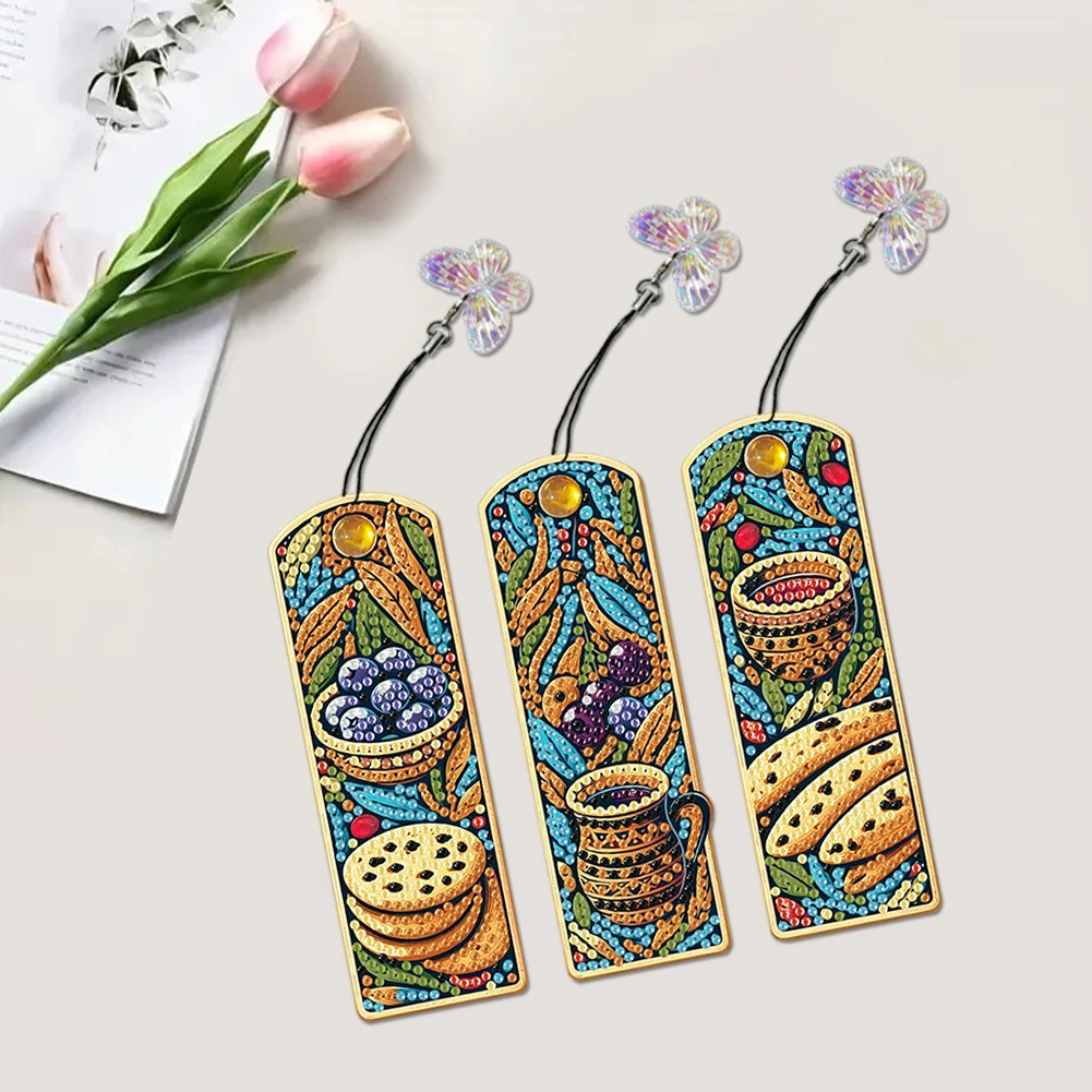 3Pcs Butterfly DIY Diamond Art Bookmark Food Beverages Bookmark Art Supplies
3Pcs Butterfly DIY Diamond Art Bookmark Food Beverages Bookmark Art Supplies