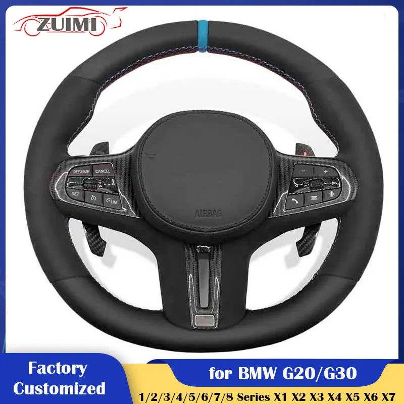 Factory Customized Steering Wheel for BMW G20 X1 X2 1 2 3 4 Series 2019-2023 G30 X3 X4 X5 X6 X7 5 6 7 8 Series 2018-2023
Factory Customized Steering Wheel for BMW G20 X1 X2 1 2 3 4 Series 2019-2023 G30 X3 X4 X5 X6 X7 5 6 7 8 Series 2018-2023