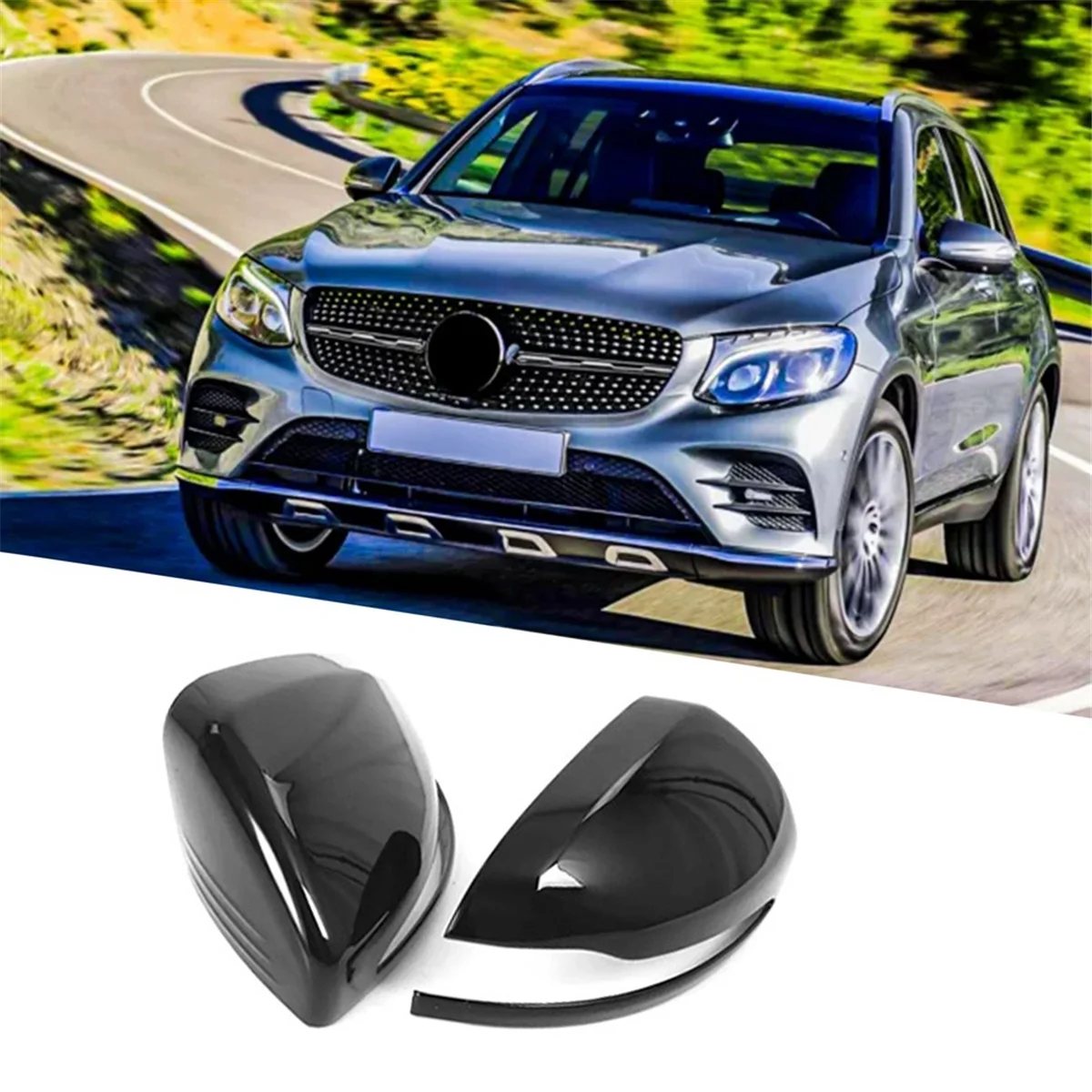 LGW-uAutomobile Rearview Mirror Cover Protective Shell Reversing Mirror Cover for Mercedes-Benz GLC 16-21 Modification
LGW-uAutomobile Rearview Mirror Cover Protective Shell Reversing Mirror Cover for Mercedes-Benz GLC 16-21 Modification