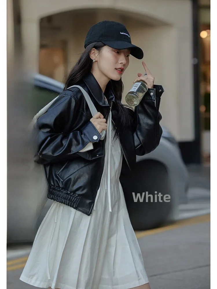 Bla ort Повседневная кожаная куртка женская верхняя одежда осень 2023, новый дизайн Sensation Mixd Brand Commute Sle Long Sve на молнии
Bla ort Повседневная кожаная куртка женская верхняя одежда осень 2023, новый дизайн Sensation Mixd Brand Commute Sle Long Sve на молнии