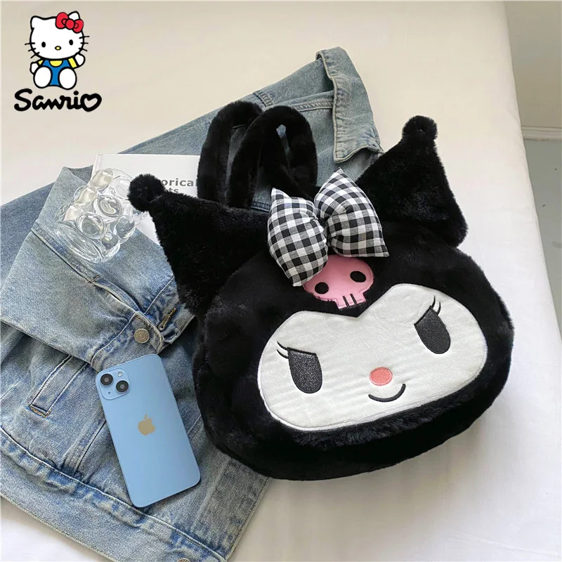 Kawaii Sanrio Plush Bag My Melody Handbags Kuromi Women Tote Bag Cinnamoroll Makeup Armpit Bags Messenger Bags Christmas Gifts
Kawaii Sanrio Plush Bag My Melody Handbags Kuromi Women Tote Bag Cinnamoroll Makeup Armpit Bags Messenger Bags Christmas Gifts
