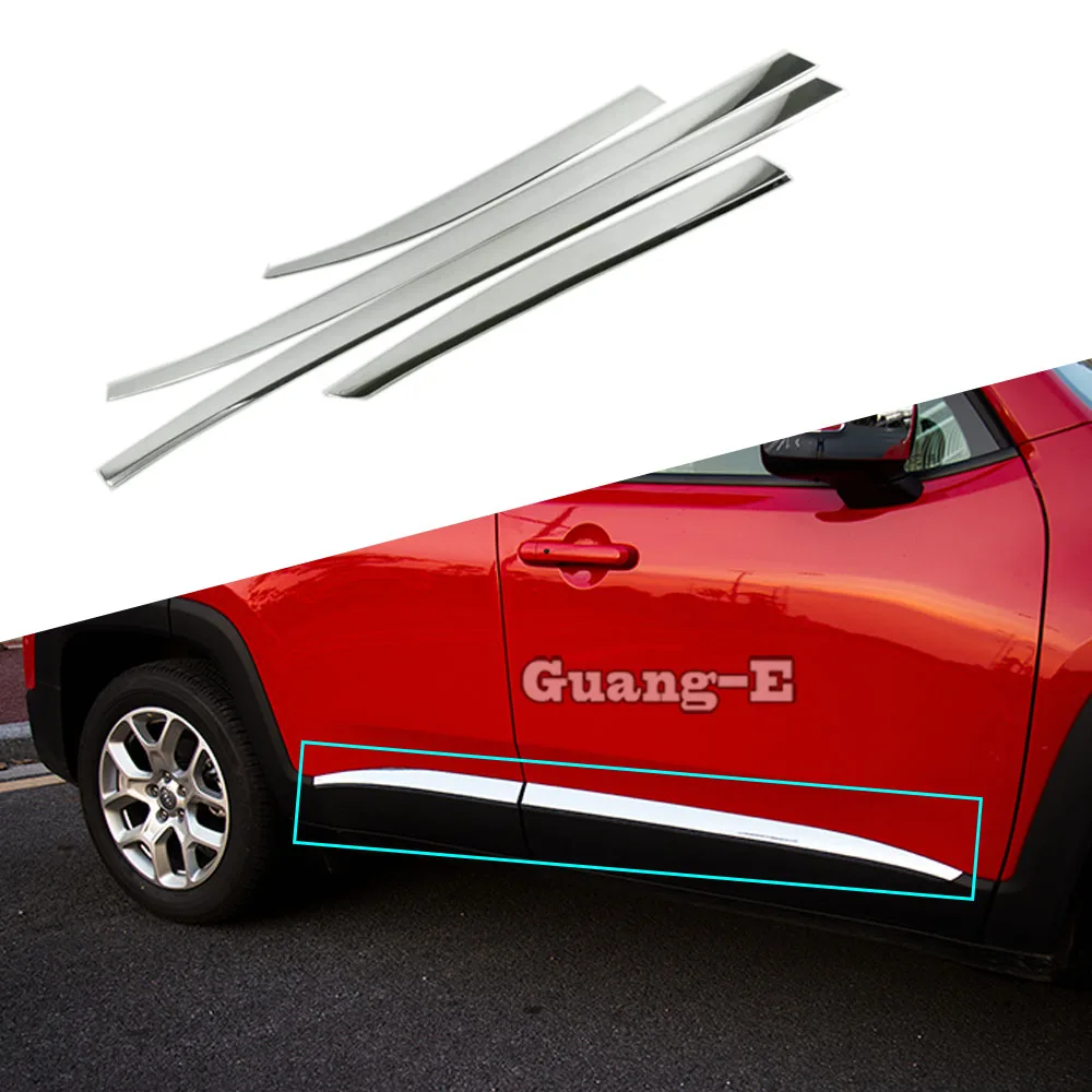 Car Styling Cover Detector ABS Side Door Body Trim Stick Strip Molding 4pcs For Jeep Renegade 2016 2017 2018 2019 2020 2021
Car Styling Cover Detector ABS Side Door Body Trim Stick Strip Molding 4pcs For Jeep Renegade 2016 2017 2018 2019 2020 2021
