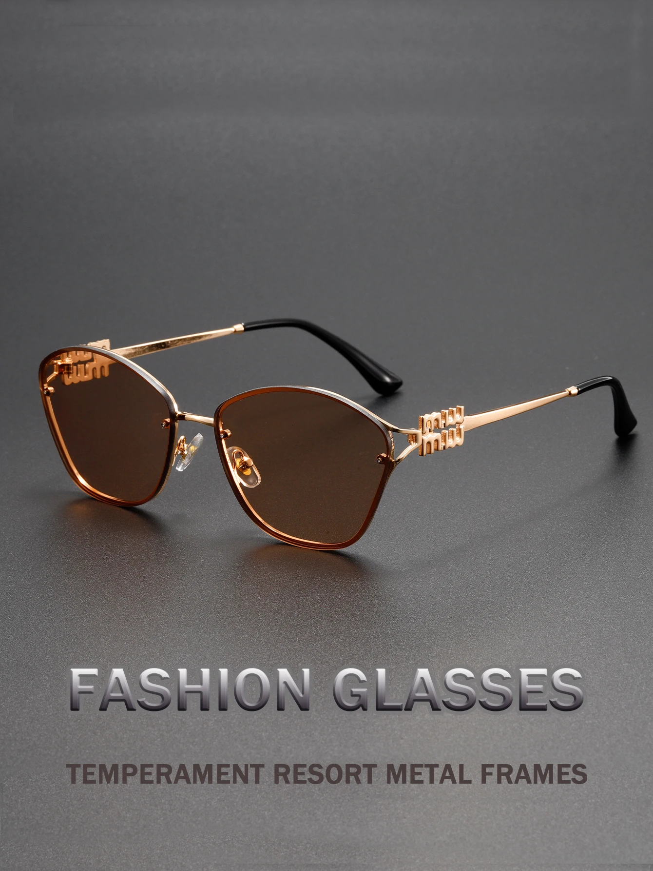 Women's New Full Rim Fashion Cat Eye Glasses Popular Gradient Lenses New Vintage Large Frame Glasses Stylish metal temples
Women's New Full Rim Fashion Cat Eye Glasses Popular Gradient Lenses New Vintage Large Frame Glasses Stylish metal temples