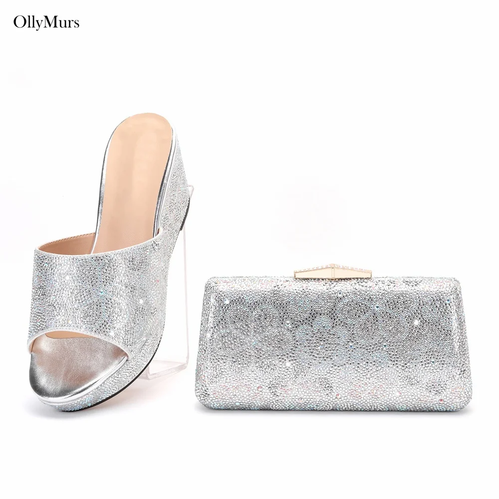 Новое нигерийское женское обувь и сумка на танкетке с кристаллами, комплект для вечеринки, элегантные туфли-лодочки в африканском стиле, комплект обуви и сумки, большой размер 37-43
Новое нигерийское женское обувь и сумка на танкетке с кристаллами, комплект для вечеринки, элегантные туфли-лодочки в африканском стиле, комплект обуви и сумки, большой размер 37-43