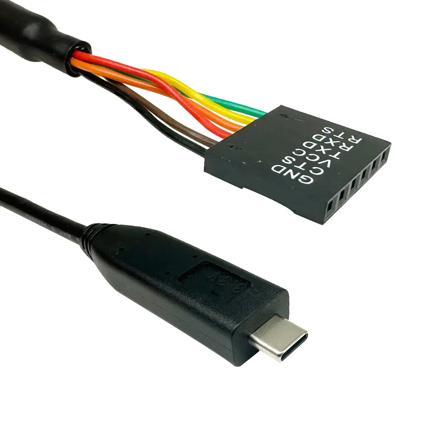 Последовательный кабель USB C на 3,3 В TTL UART TTL-232R-3V3 с набором микросхем FT232, 6-контактный разъем с шагом 0,1 дюйма и 2,54 мм, 6 футов
Последовательный кабель USB C на 3,3 В TTL UART TTL-232R-3V3 с набором микросхем FT232, 6-контактный разъем с шагом 0,1 дюйма и 2,54 мм, 6 футов